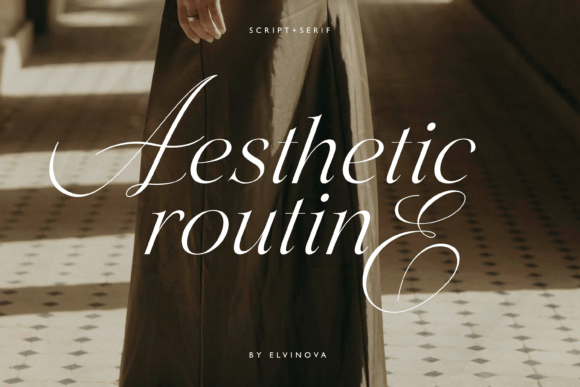 Aesthetic Routine: The Premium Display Font for Professional Branding