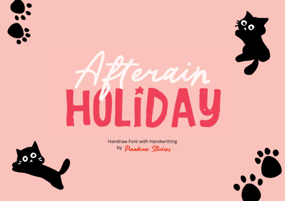 Afterain Holiday: The Perfect Display Font for Modern Branding