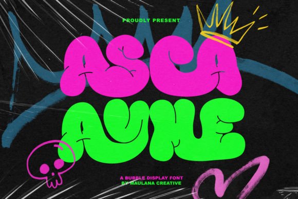 Asca Ayme: The Perfect Display Font for Playful Branding