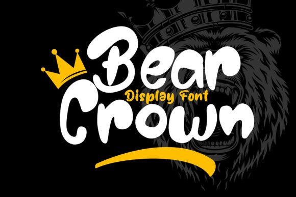 Bear Crown: A Whimsical Display Font for Editorial Design