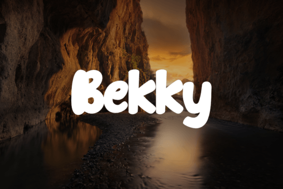 Bekky: A Versatile Display Font for Editorial Design