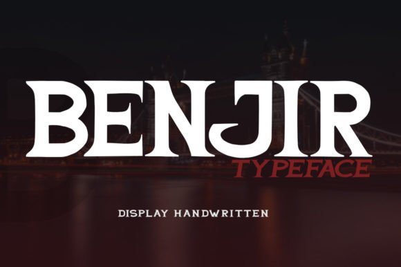 Benjir Typeface: Elevating Editorial Design with Handwritten Elegance