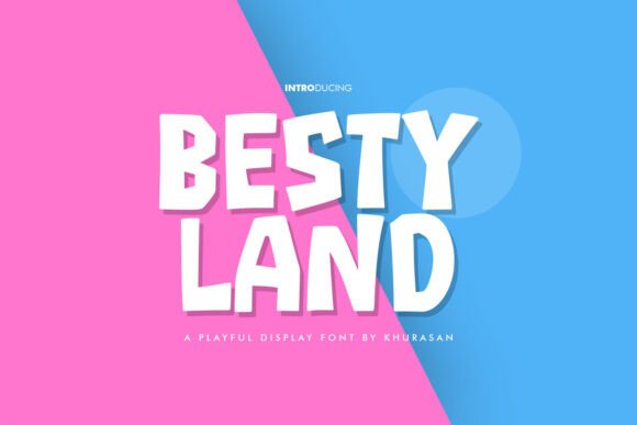 Besty Land: The Modern Display Typeface for Creative Campaigns
