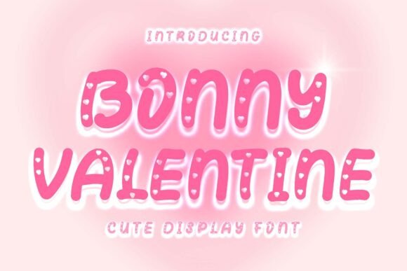 Bonny Valentine: A Premium Display Font for Romantic Branding