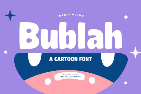 Bublah: A Whimsical Cartoon Font for Playful Branding