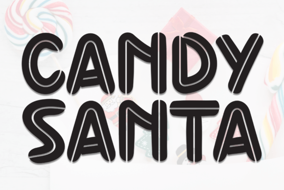 Candy Santa: The Festive Display Font for Holiday Designs