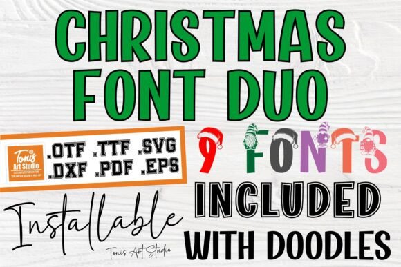 Christmas Duo Bundle: The Premium Display Font for Holiday Web Projects