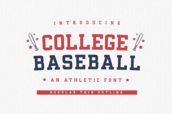 College Baseball: The Ultimate Display Font for Sports Branding