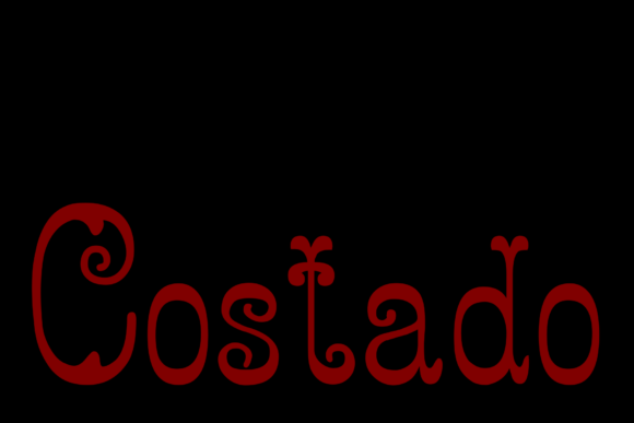 Costado: A Vintage Wood-Type Display Font for Makers