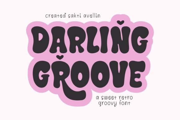 Darling Groove: A Captivating Display Font for Modern Branding