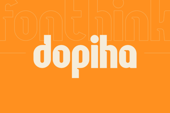 Dopiha: The Premium Display Typeface for Polished Branding