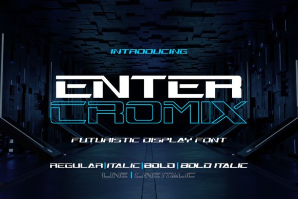 Enter Cromix: The Futuristic Display Font for Modern Web Design