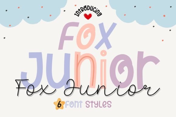 Fox Junior: The Playful Display Font for Your Brand Identity