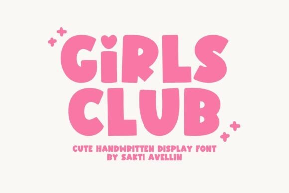 Girls Club Font Review: A Bold Display Typeface for Modern Branding