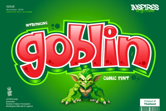 Goblin: The Playful Display Font for Creative Web Projects