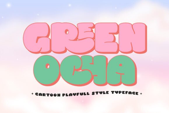 Green Ocha: The Playful Font for Vibrant Small Business Branding