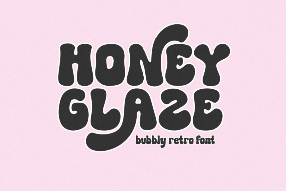 Honey Glaze: The Bubbly Retro Display Font You Need