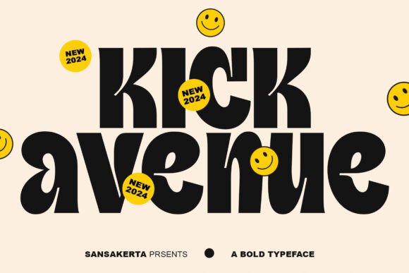 Kick Avenue: The Unique Display Font for Elevated Branding