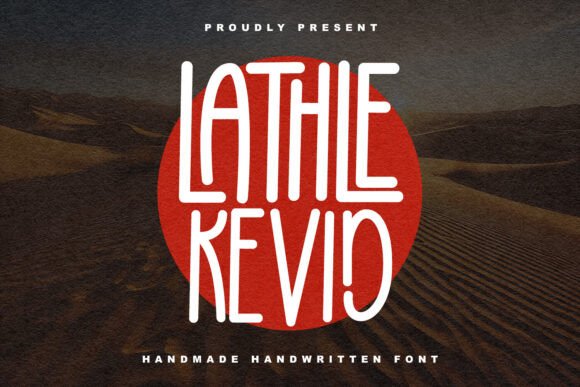 Lathle Kevid: A Handmade Display Font for Editorial Design