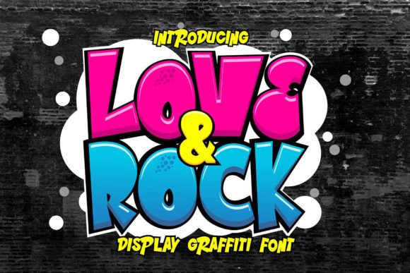 Love and Rock: A Bold Display Font for Editorial Design