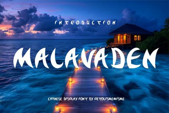 Malavaden: The Premium Display Font for Festive Brand Campaigns