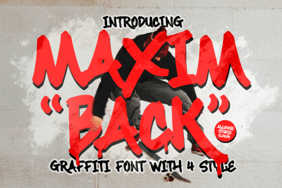Maximback: A Dynamic Graffiti Typeface for Modern Web Design