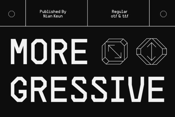 Moregressive: The Modern Display Font for Editorial Design