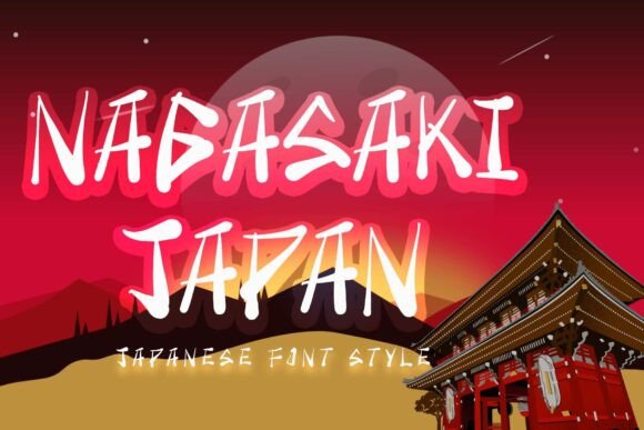 Nagasaki Japan: The Elegant Display Font for Handmade Brands