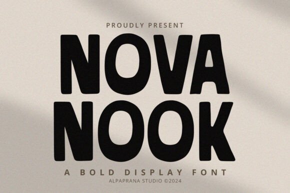 Nova Nook: A Modern Display Font for Digital Branding