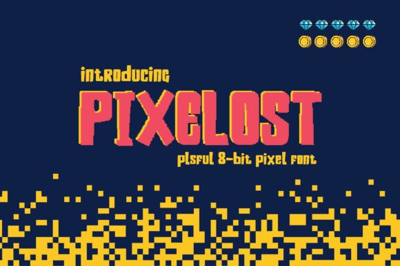 Pixelost: The Retro Display Font for Modern Campaigns
