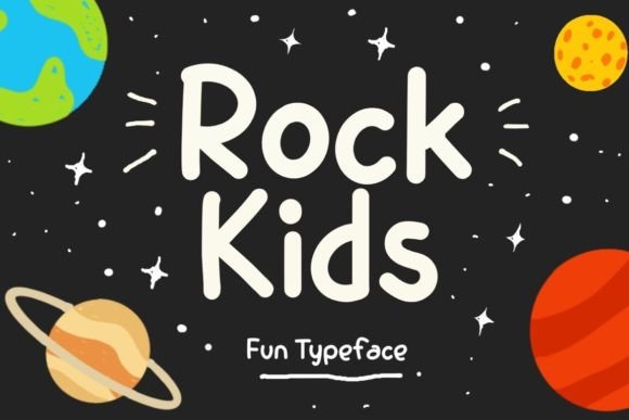 Rock Kids: The Perfect Display Font for Playful Projects