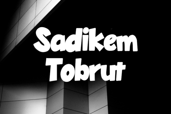 Sadikem Tobrut: The Premium Display Font for Scroll-Stopping Campaigns
