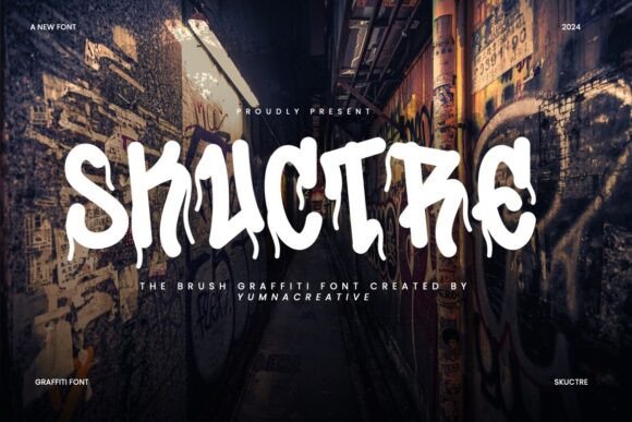 Skuctre: The Bold Display Font for Edgy Brand Identity
