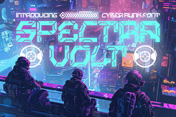 Spectra Volt: The Cyberpunk Typeface for Bold Campaigns