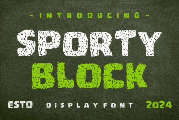 Sporty Block: The Bold Display Font for Modern Web Projects