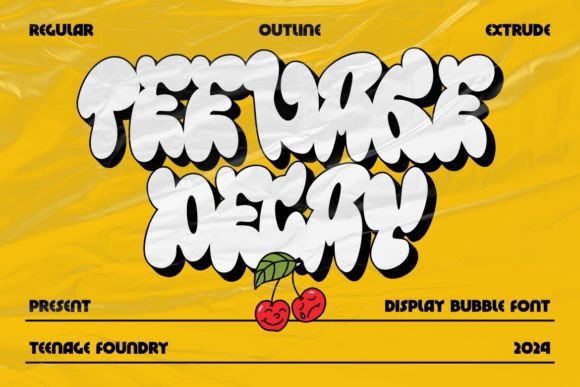 Teenage Decay: The Bold Display Font for Urban Web Design