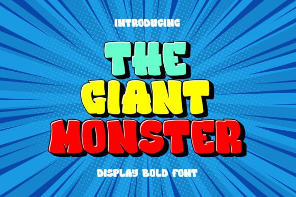 The Giant Monster: A Bold Display Font Review