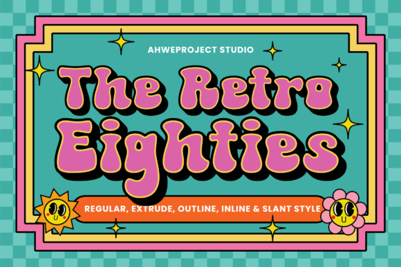 The Retro Eighties: A Vibrant Typeface for Bold Web Design