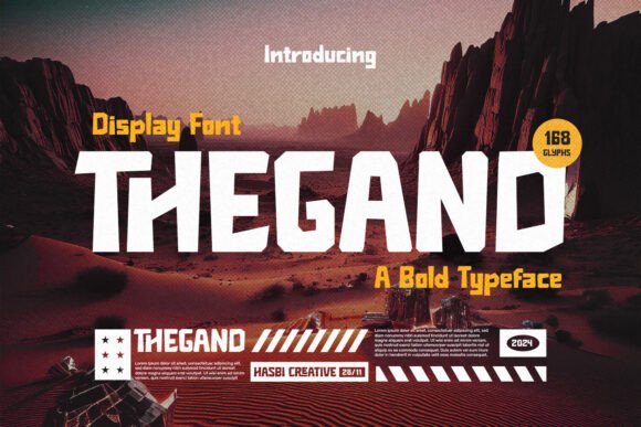 Thegand: Bold Display Fonts for High-Impact Campaigns