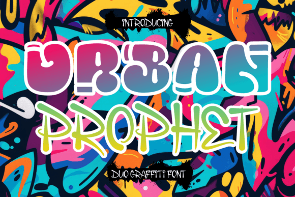 Urban Prophet: The Vibrant Graffiti Typeface for Bold Branding