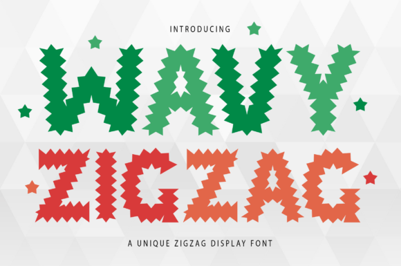 Wavy Zigzag: The Premium Display Font for Scroll-Stopping Campaigns