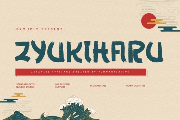 Zyukiharu: The Modern Japanese Display Font for Bold Campaigns
